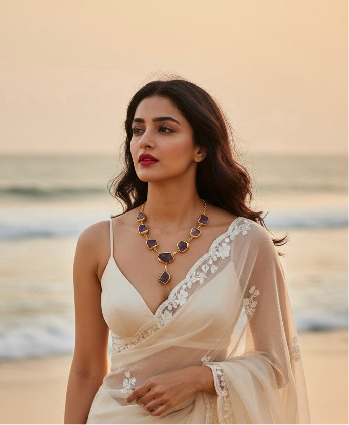 Amethyst Serenity Neckpiece