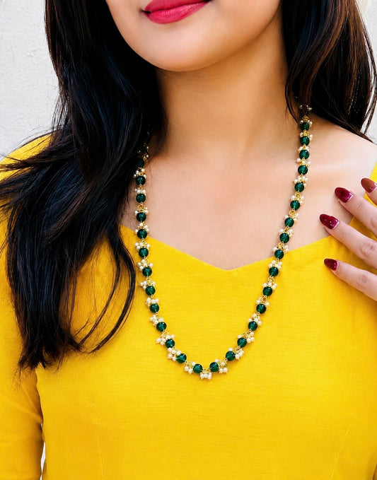 Triveni Blossom Long Neckpiece