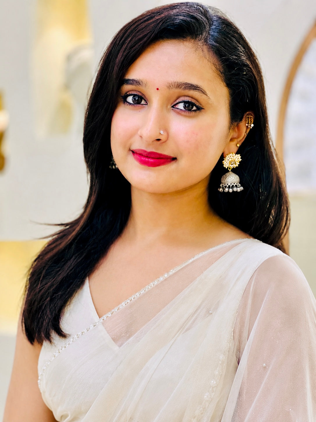 Tarini Pearl Jhumkas