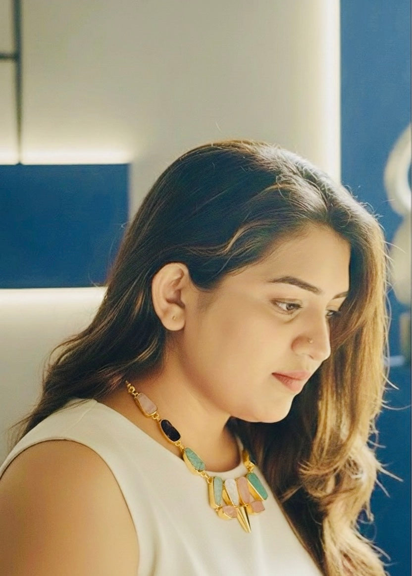 Aurora Boldstone Long Necklace