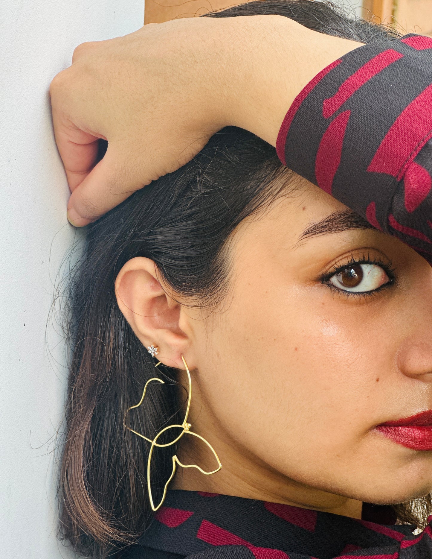 Butterfly hoops - Earrings