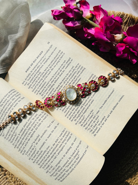 Blush Ivory Royale Choker Set
