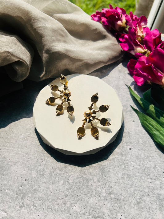 Solar Bloom Statement Studs