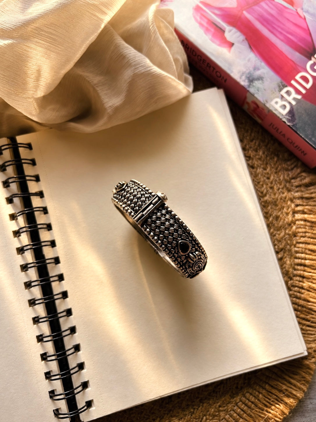 Virasat Adjustable Oxidised Kada