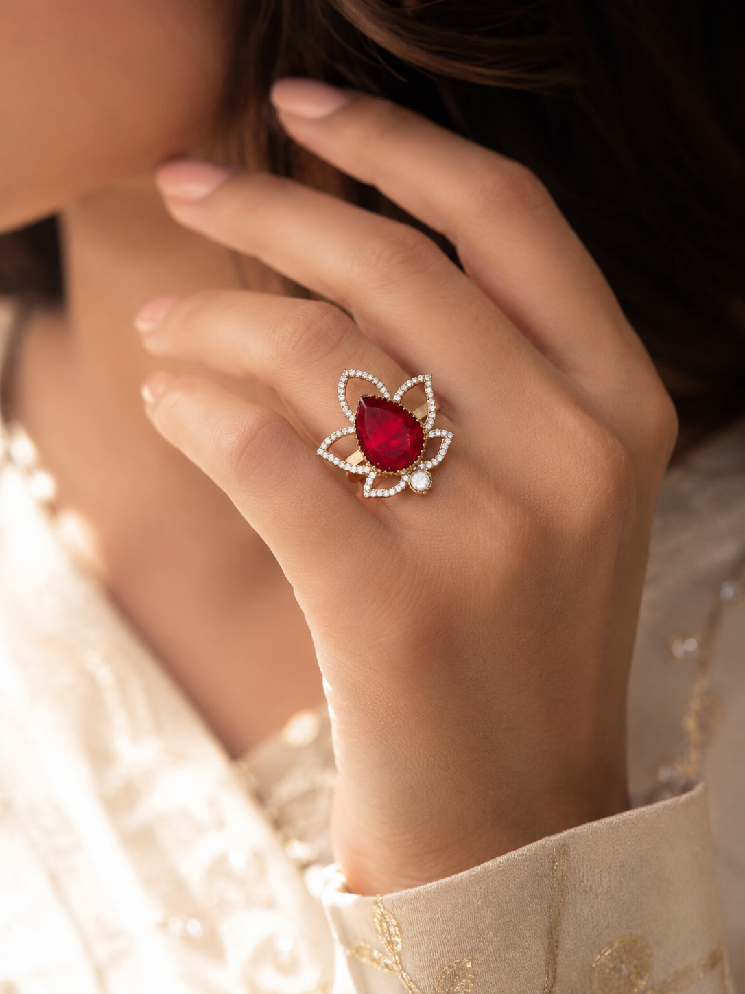 Lotus Aura Rings