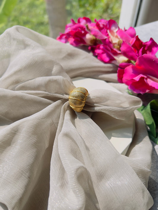 Aurora Textured Dome Ring