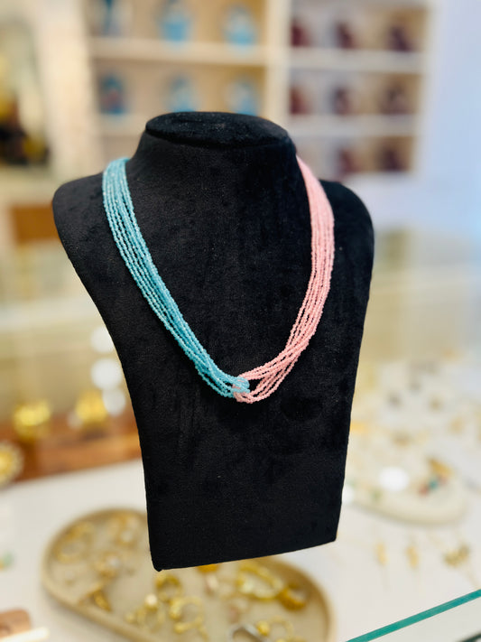 Cotton Candy Twist Necklace