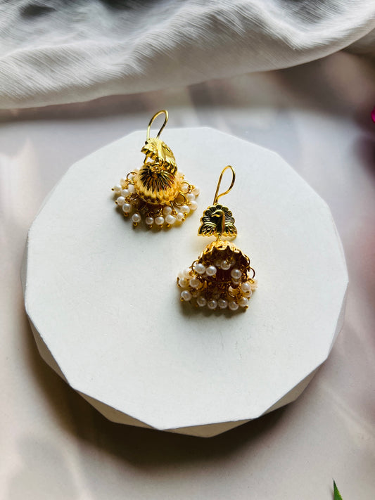 Mayuri Hoop Jhumka - Earrings