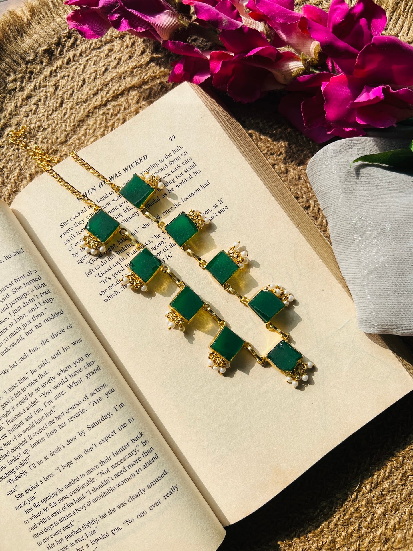 Emerald Pearl Aura Set