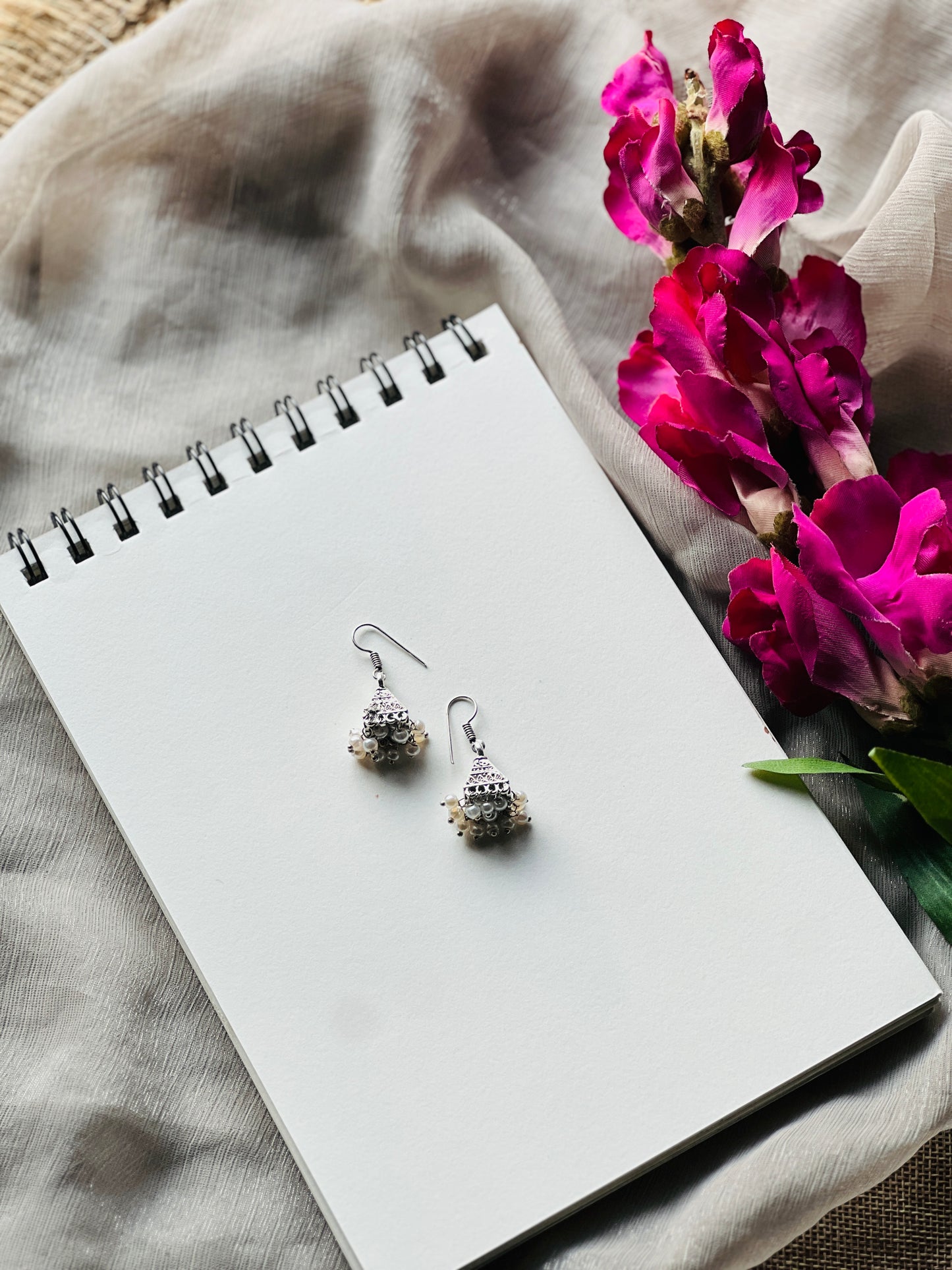 Sitara Pearl Mini Jhumkis
