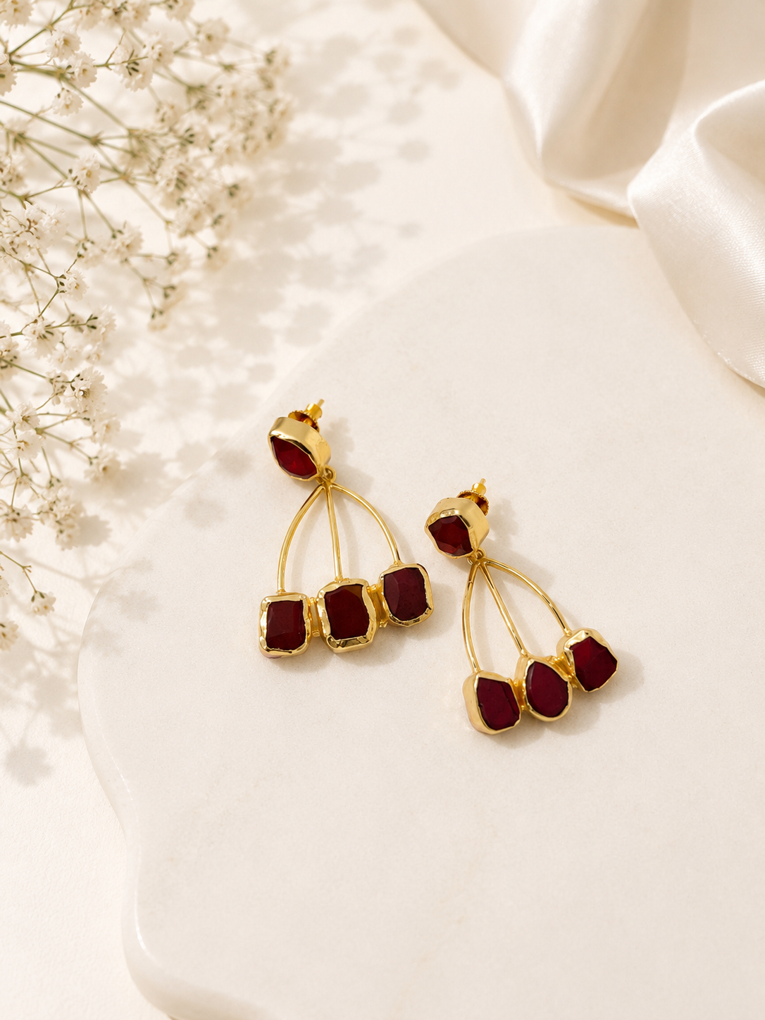 Terra Mosaic Statement Earrings