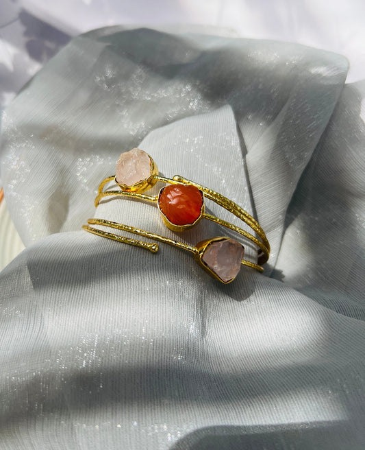 Ethereal Stone Adjustable Bangle