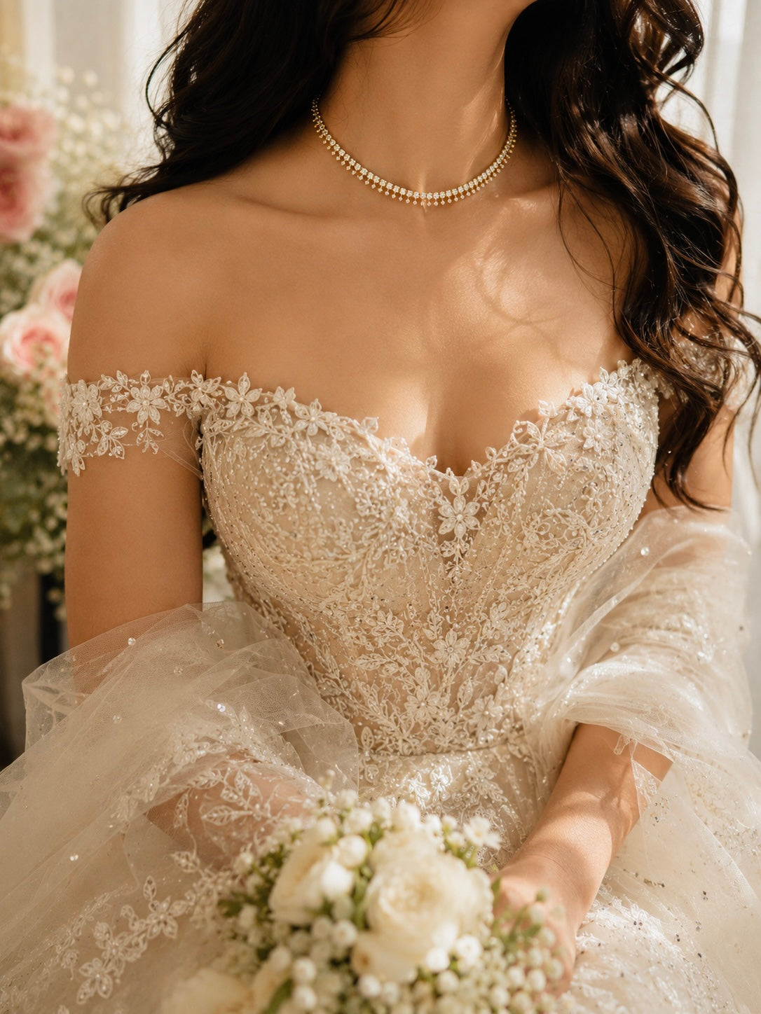 Celeste Spark Diamond Replica Choker