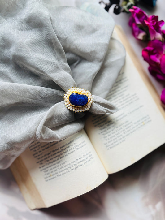 Pearl Glow Natural Stone Ring