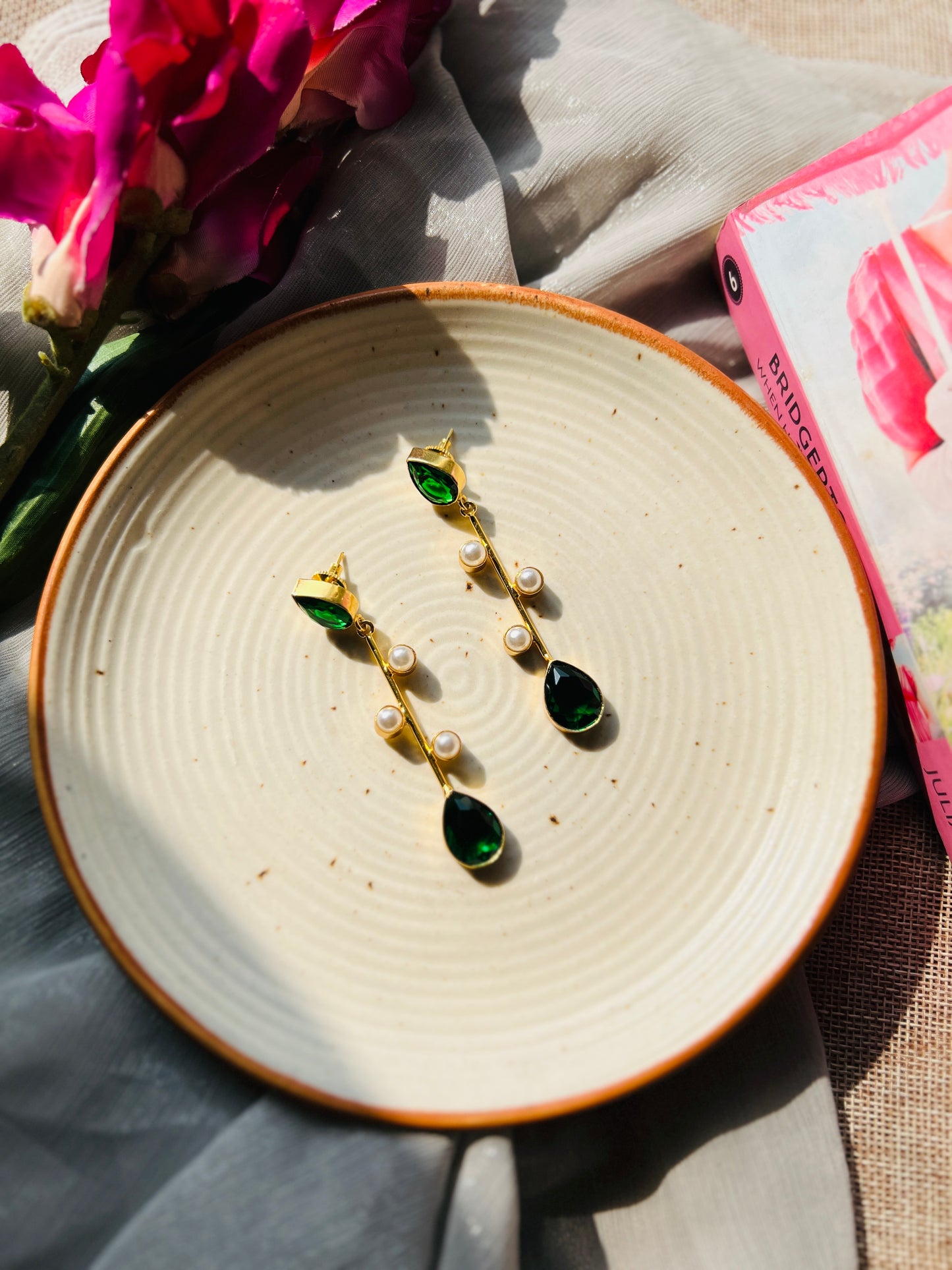 MoonAura Luxe Long Earrings