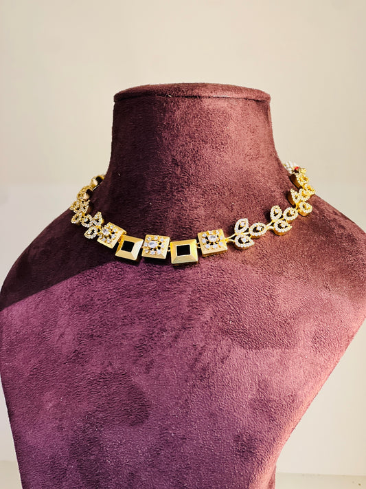 Golden Ivy Charm Necklace