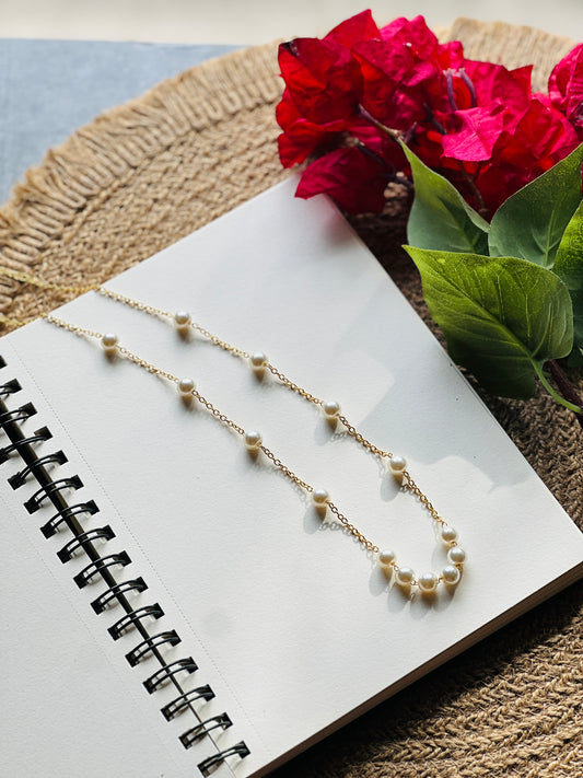 Pearl Cascade Necklace