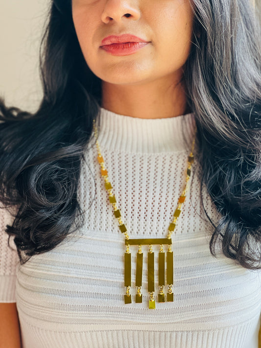 Avant-Garde Geometric Set - Neckpiece