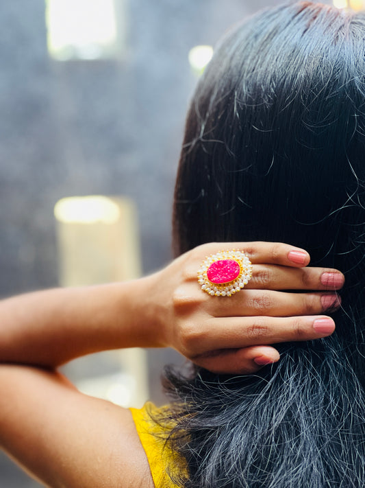 Druzzy Stone Rings - rings