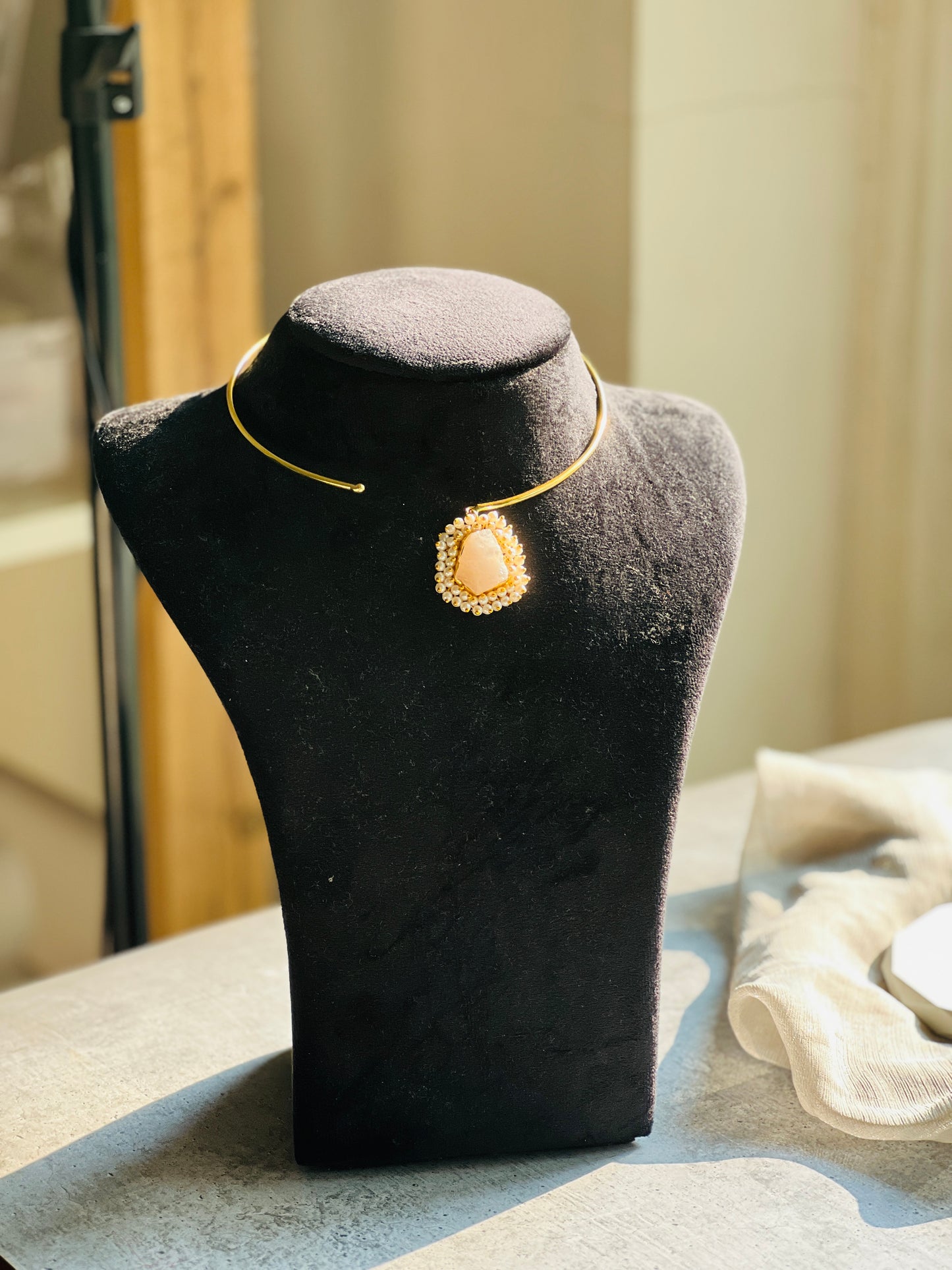 Sun Ember Stone Choker