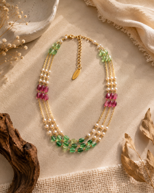 Emerald Bloom Necklace