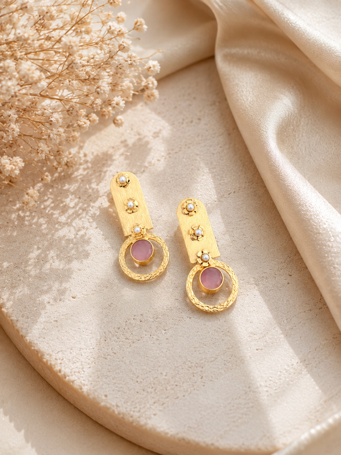 Luna Pearl Statement Earrings