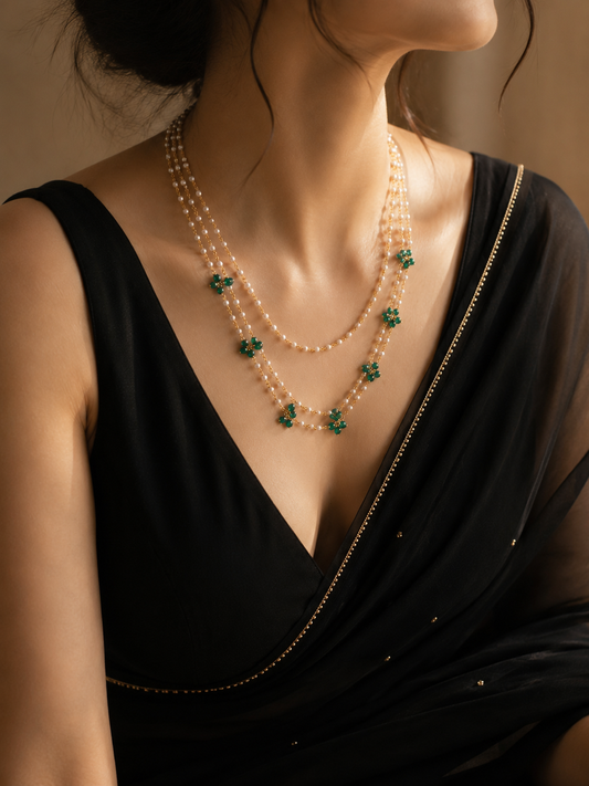 Trinity Pearl Necklace