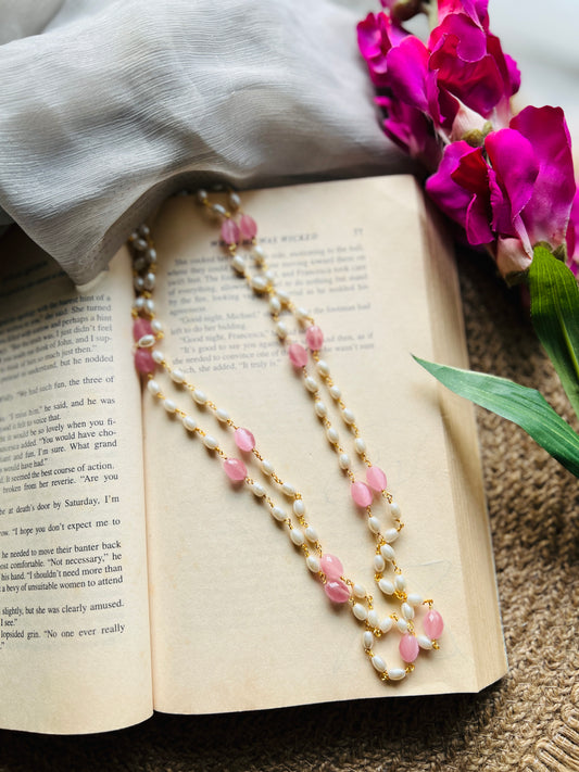 Pastel Grace Pearl Layered Necklace