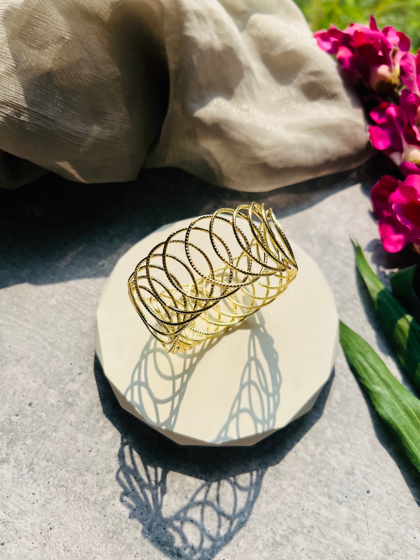 Golden Infinity Cuff