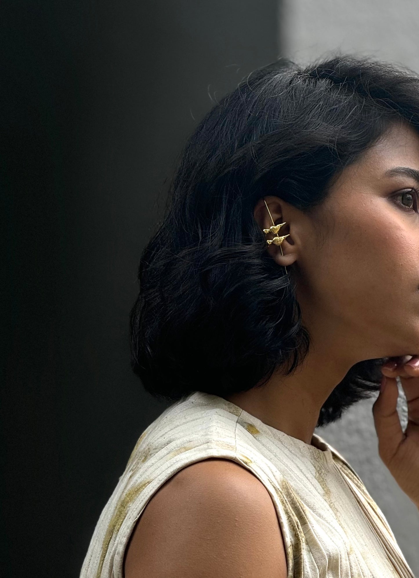 GOLDEN BIRDS EAR CUFFS(PAIR) - Earrings