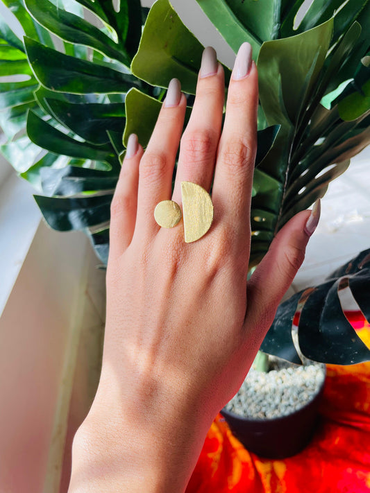 ZIRA BRASS RING - rings