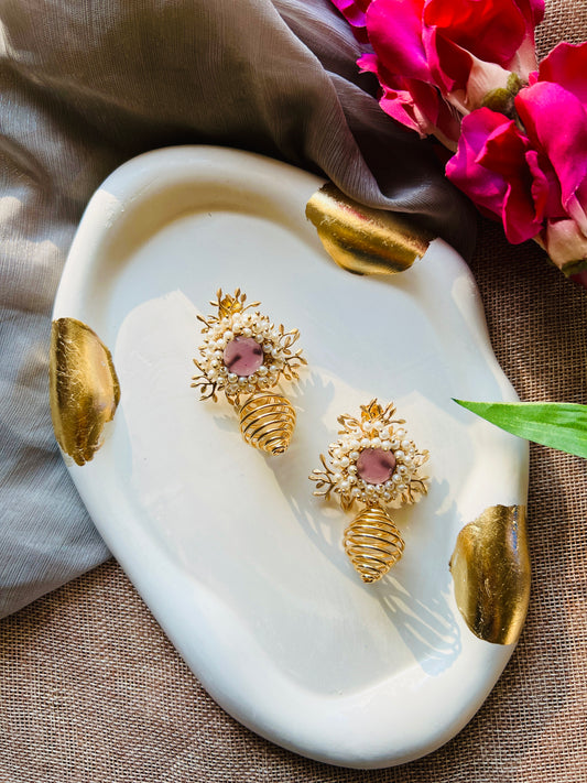 Blush Bloom Spiral Drops