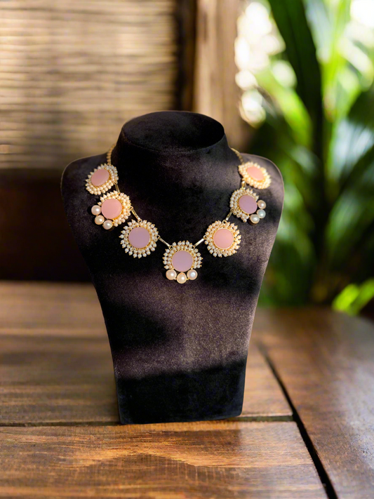 Blush Pearl Harmony Neckpiece - Neckpiece