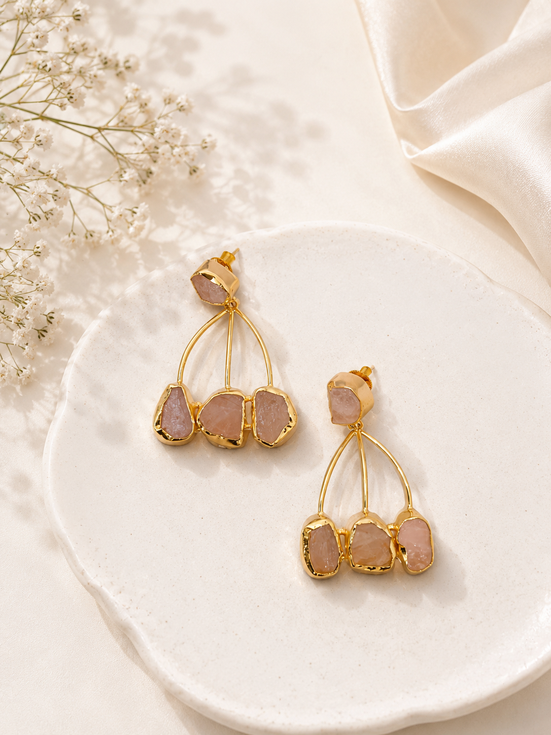 Terra Mosaic Statement Earrings