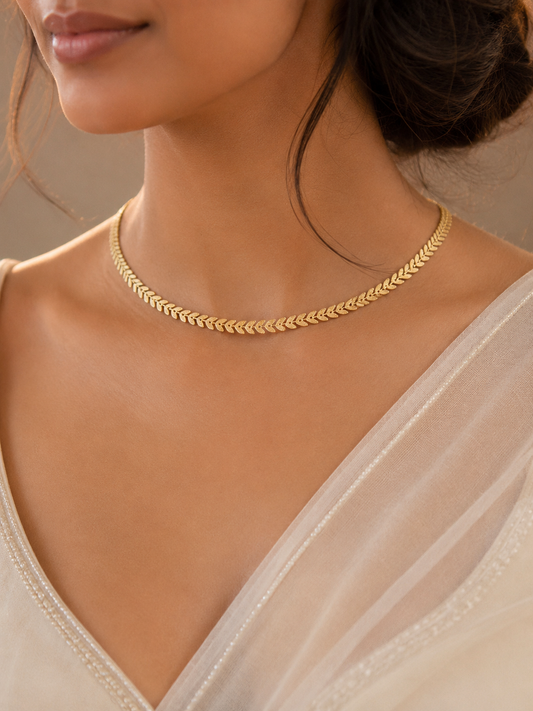 KAIRAA LEAF NECKPIECE