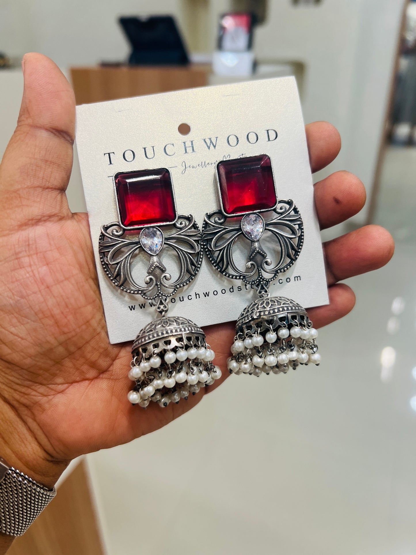 Regal Pearl Jhumkas