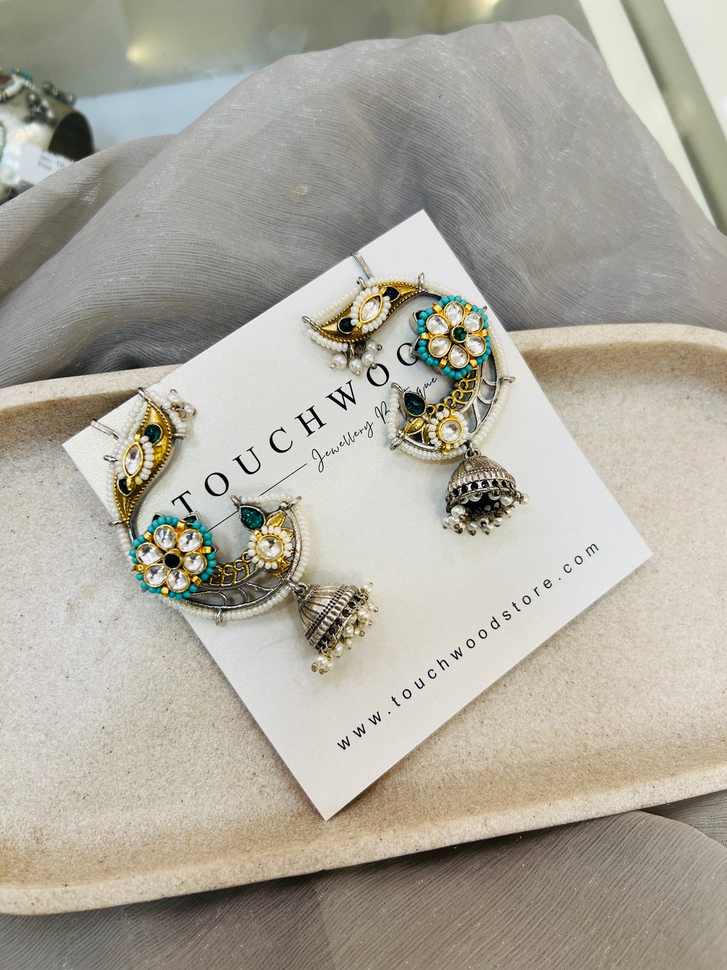 Chandrika Jhumki Earrings