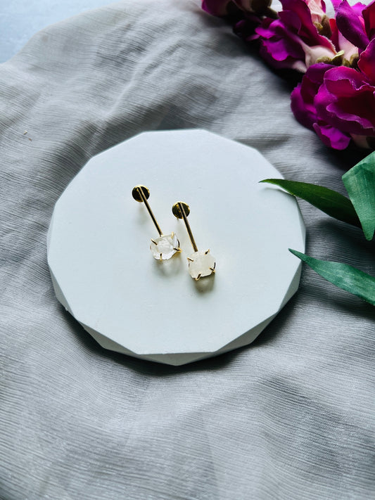 Candy Stone Minimal Earrings