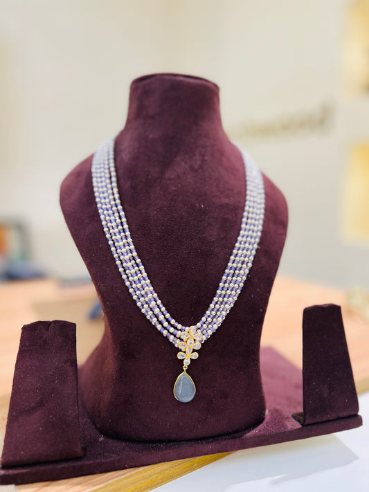 Pearl Blossom Drop Necklace