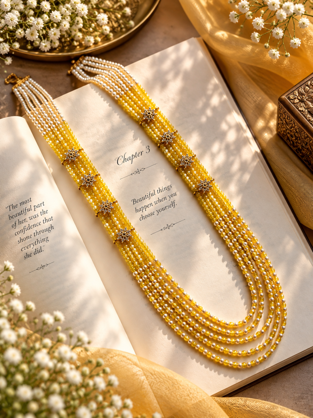 Swarovski Pearl Layer Necklace