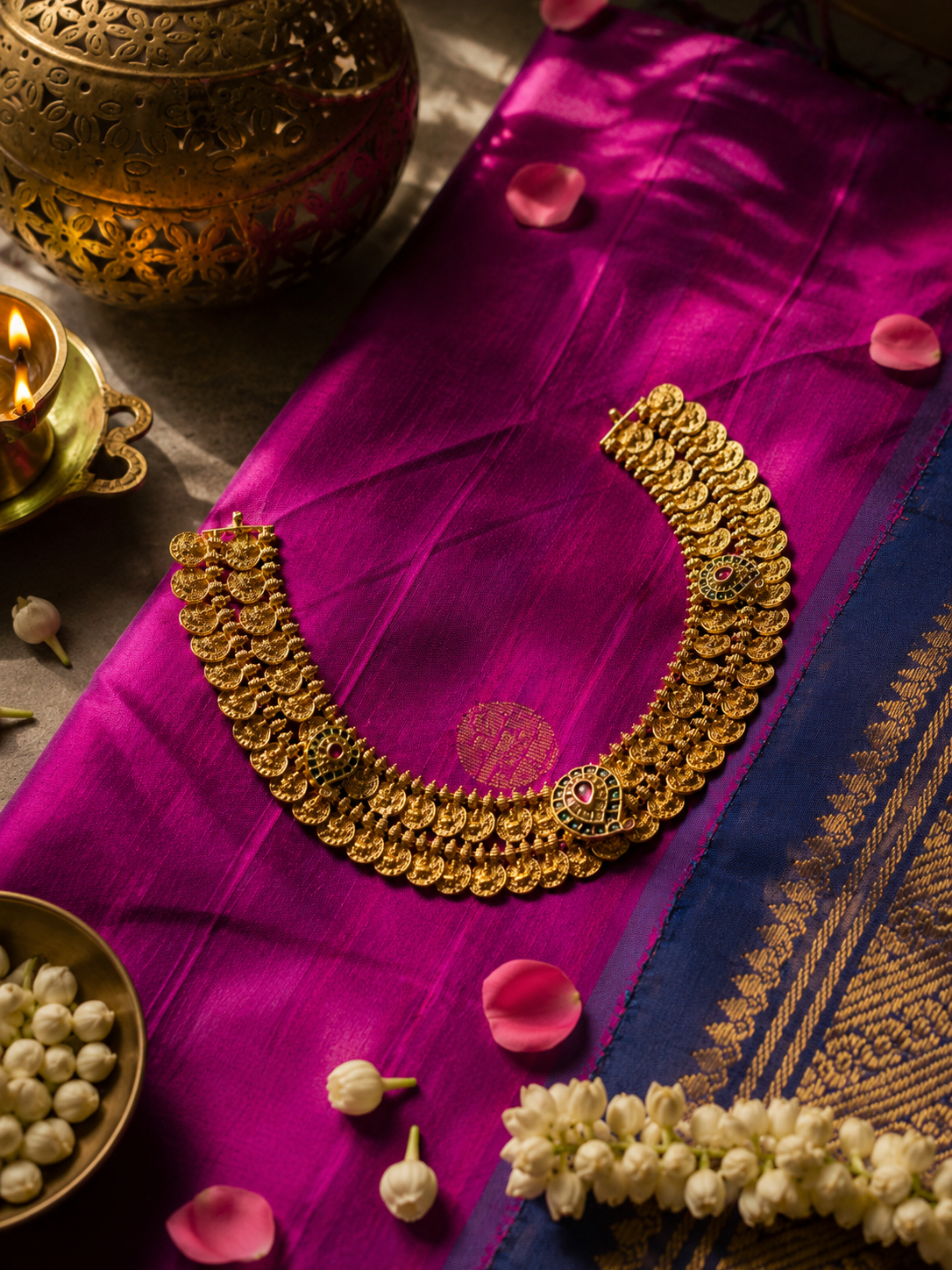 Rajalakshmi Kasu Necklace