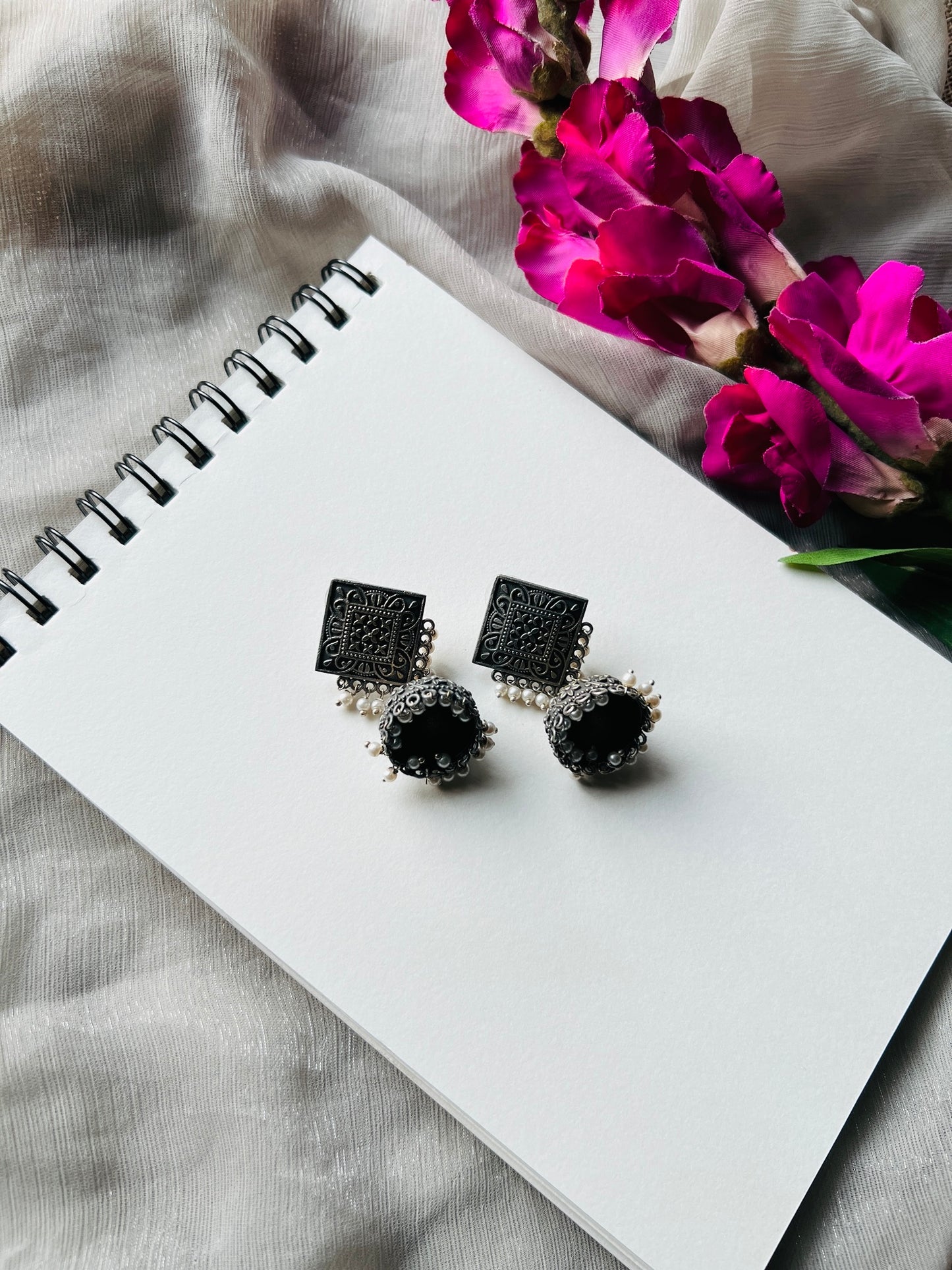 Kaari Chauk Jhumkas