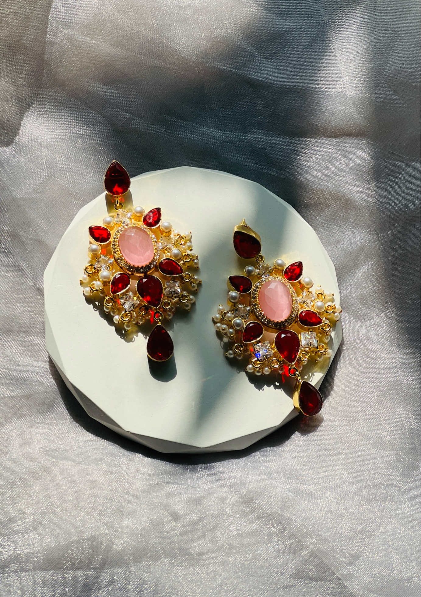 Lustre Royale Earrings - Earrings
