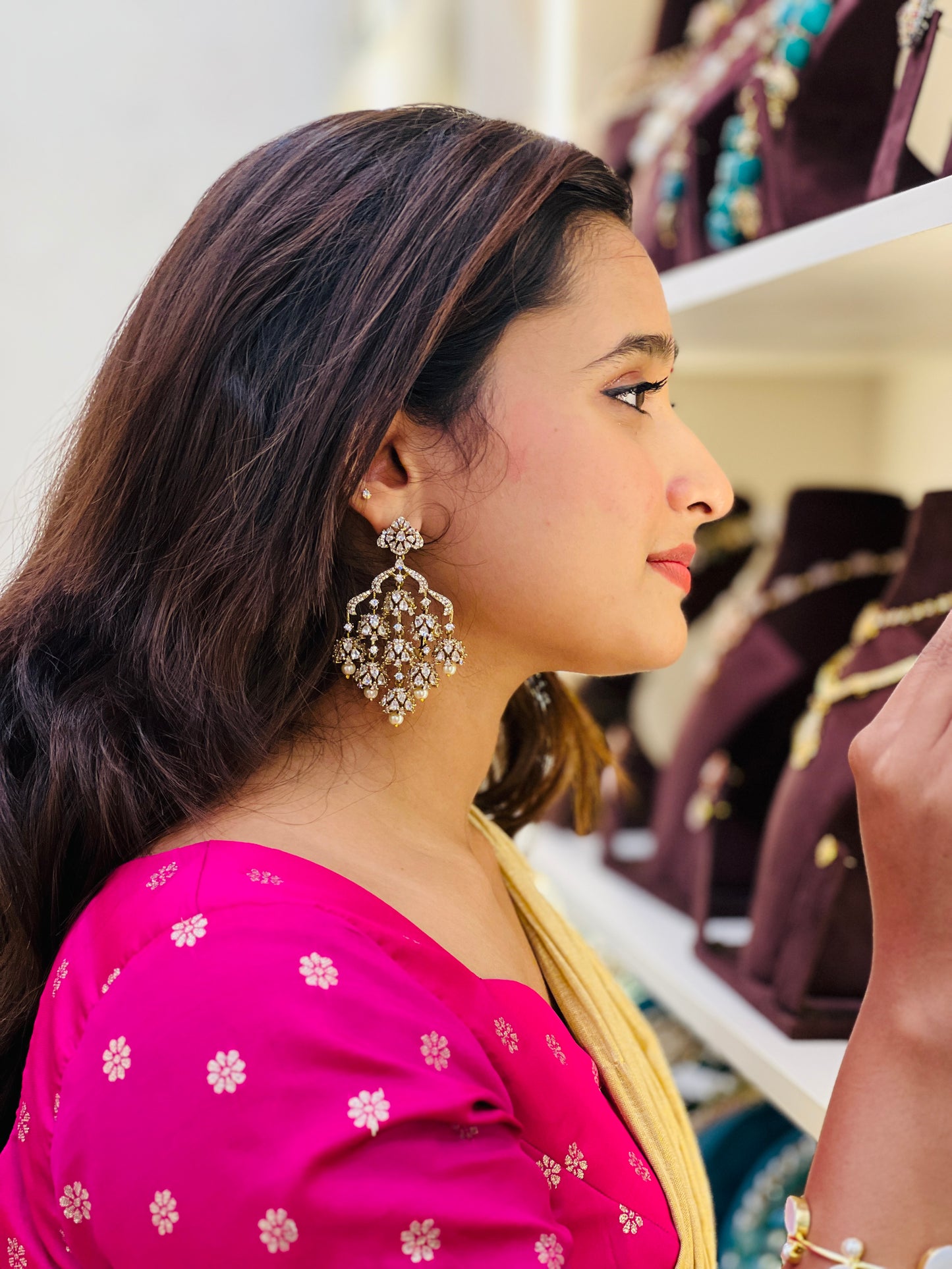 Vasudha Long Earring
