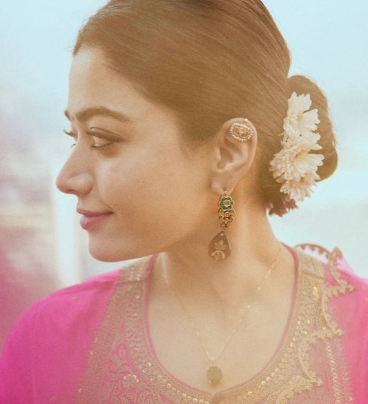 Shringara Kundan Ear Cuffs - Earrings