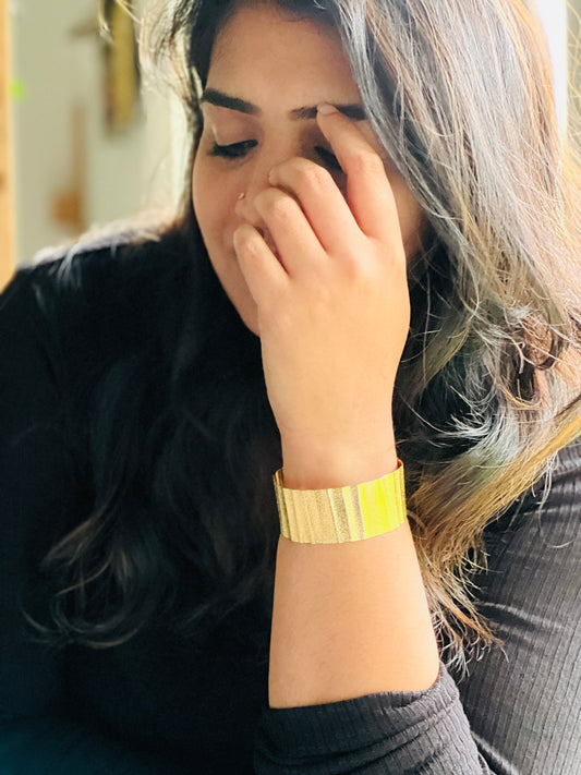 Hammered Bold Bangle - bangles