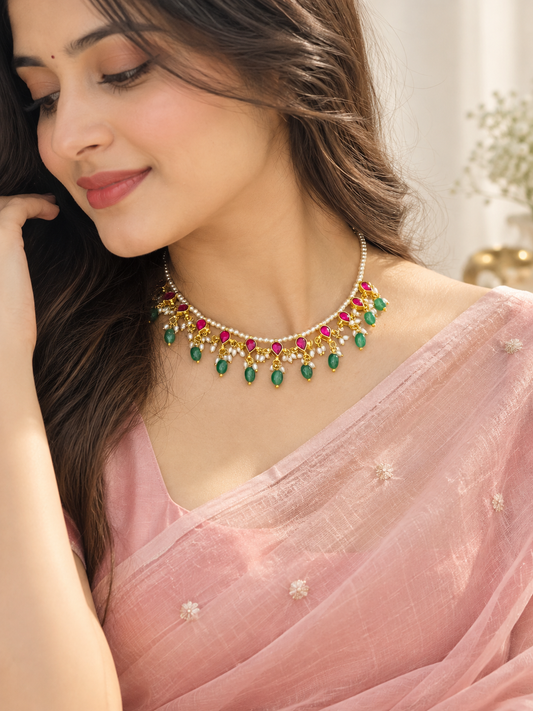 Muthumozhi Necklace Set