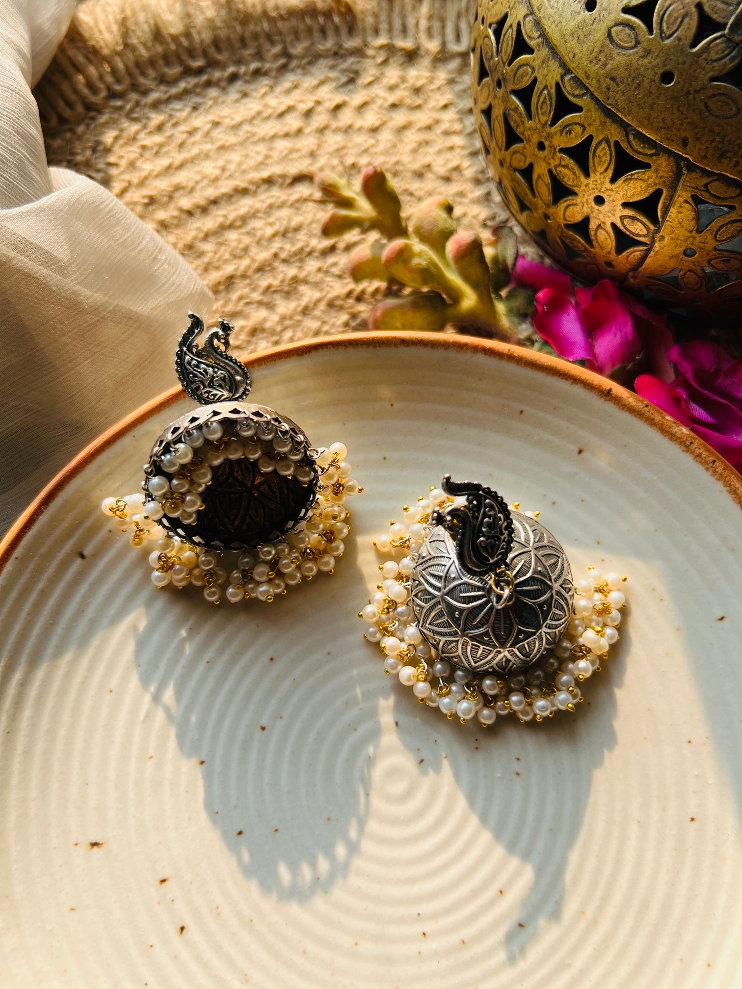 Mayura Tarangini Jhumka - Earrings