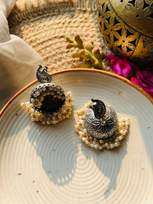 Mayura Tarangini Jhumka - Earrings