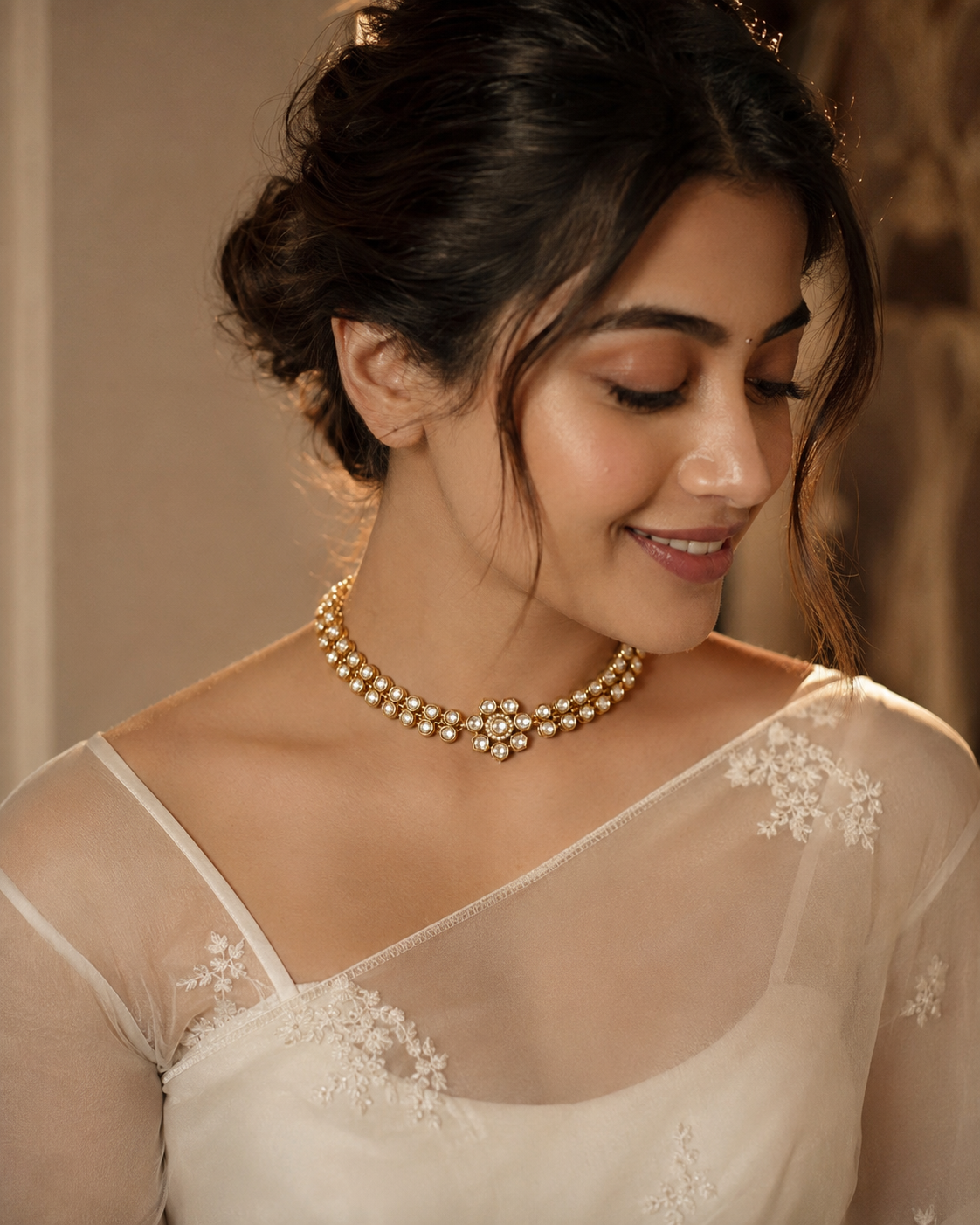 Moonlit Moissanite Choker